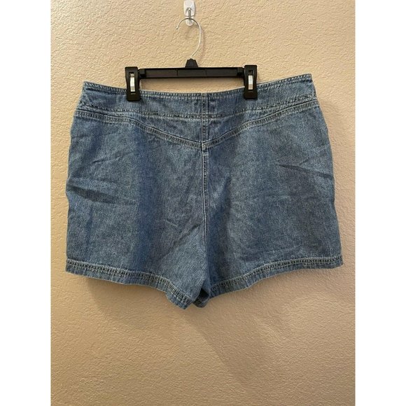 New York & Company Jean Shorts Blue Denim - Picture 2 of 5